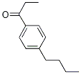 1-(4-丁基苯基)丙-1-酮 结构式