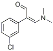 (Z)-2-(3-氯苯基)-3-(二甲氨基)丙烯醛 结构式