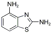 1,3-Benzothiazole-2,4-diamine 结构式