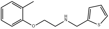 2-(2-Methylphenoxy)-N-(2-thienylmethyl)-1-ethanamine 结构式