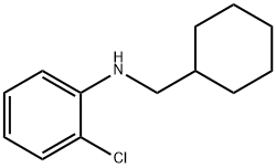 2-Chloro-N-(cyclohexylmethyl)aniline 结构式