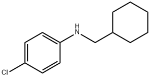 4-Chloro-N-(cyclohexylmethyl)aniline 结构式