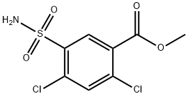 2,4-二氯-5-氨磺酰苯甲酸甲酯 结构式