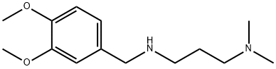 N'-(3,4-Dimethoxybenzyl)-N,N-dimethylpropane-1,3-diamine 结构式