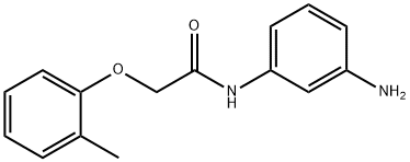 N-(3-Aminophenyl)-2-(2-methylphenoxy)acetamide 结构式