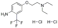 N-{2-[4-Amino-3-(trifluoromethyl)phenoxy]ethyl}-N,N-diethylamine dihydrochloride 结构式