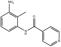 N-(3-amino-2-methylphenyl)isonicotinamide 结构式