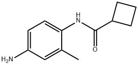 N-(4-amino-2-methylphenyl)cyclobutanecarboxamide 结构式