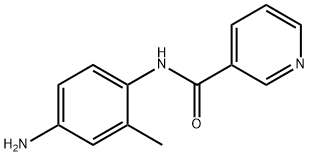 N-(4-氨基-2-甲基苯基)烟酰胺 结构式