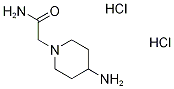 2-(4-aminopiperidin-1-yl)acetamide dihydrochloride 结构式