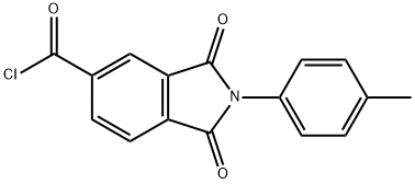 1,3-二氧代-2-(对甲苯基)异吲哚啉-5-甲酰氯 结构式