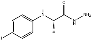 2-[(4-iodophenyl)amino]propanohydrazide 结构式