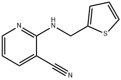 2-[(thien-2-ylmethyl)amino]nicotinonitrile 结构式