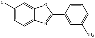 3-(6-氯苯并[D]噁唑-2-基)苯胺 结构式