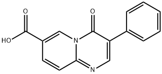 4-羰基-3-苯基-4H-吡啶并[1,2-A]嘧啶-7-羧酸 结构式