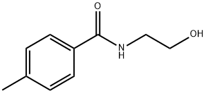 N-(2-羟基乙基)-4-甲基-苯甲酰胺 结构式