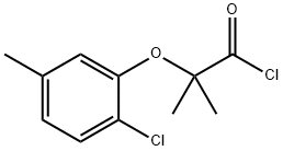 2-(2-氯-5-甲基苯氧基)-2-甲基丙醇基氯化物 结构式