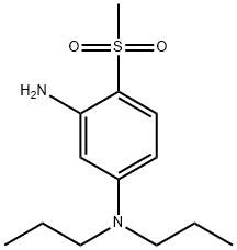 N-[3-Amino-4-(methylsulfonyl)phenyl]-N,N-dipropylamine 结构式