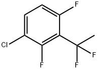 1-CHLORO-3-(1,1-DIFLUOROETHYL)-2,4-DIFLUOROBENZENE 结构式