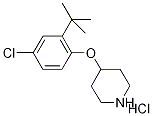 4-[2-(tert-Butyl)-4-chlorophenoxy]piperidinehydrochloride 结构式