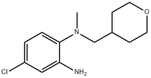 4-Chloro-N~1~-methyl-N~1~-(tetrahydro-2H-pyran-4-ylmethyl)-1,2-benzenediamine