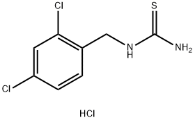 2-(2,4-Dichlorobenzyl)thiourea hydrochloride 结构式