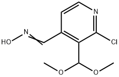 (E)-2-Chloro-3-(dimethoxymethyl)-isonicotinaldehyde oxime 结构式