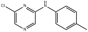 6-Chloro-N-(4-methylphenyl)-2-pyrazinamine 结构式