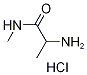 2-Amino-N-methylpropanamide hydrochloride 结构式