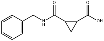 2-[(Benzylamino)carbonyl]-cyclopropanecarboxylicacid 结构式