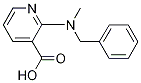 2-[Benzyl(methyl)amino]nicotinic acid 结构式