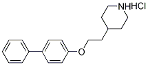 4-[2-([1,1'-Biphenyl]-4-yloxy)ethyl]piperidinehydrochloride 结构式