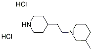 3-Methyl-1-[2-(4-piperidinyl)ethyl]piperidinedihydrochloride 结构式