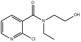 2-Chloro-N-ethyl-N-(2-hydroxyethyl)nicotinamide 结构式