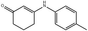 3-[(4-甲基苯基)氨基]-1-环己-2-烯酮 结构式