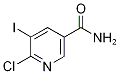 6-Chloro-5-iodopyridine-3-carboxamide 结构式