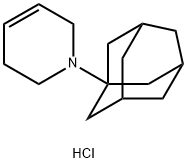 1-(1-金刚烷基)-1,2,3,6-四氢吡啶盐酸盐 结构式