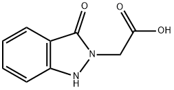 (3-氧代-1,3-二氢-2H-吲唑-2-基)乙酸 结构式