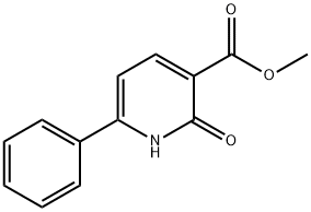 2-氧代-6-苯基-1,2-二氢吡啶-3-甲酸甲酯 结构式
