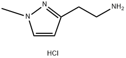 2-(1-甲基-1H-吡唑-3-基)乙胺二盐酸盐 结构式