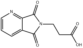 3-(5,7-二氧代吡咯并[3,4-B]吡啶-6-基)丙酸 结构式