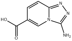 3-氨基[1,2,4]三唑并[4,3-A]吡啶-6-羧酸 结构式