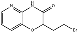 2-(2-Bromoethyl)-2H,3H,4H-pyrido-[3,2-b][1,4]oxazin-3-one 结构式