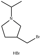3-(溴甲基)-1-异丙基吡咯烷氢溴酸盐 结构式