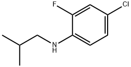 (4-Chloro-2-fluorophenyl)isobutylamine 结构式