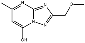 2-(甲氧基甲基)-5-甲基[1,2,4]三唑并[1,5-A]嘧啶-7-醇 结构式
