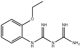1-(二氨基亚甲基)-2-(2-乙氧苯基)胍 结构式