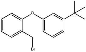 1-(Bromomethyl)-2-(3-tert-butylphenoxy)benzene 结构式