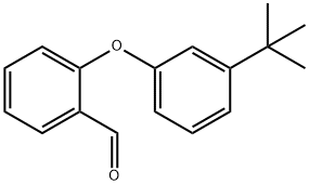 2-(3-(叔丁基)苯氧基)苯甲醛 结构式