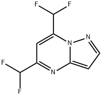 5,7-双(二氟甲基)吡唑[1,5-A]嘧啶 结构式